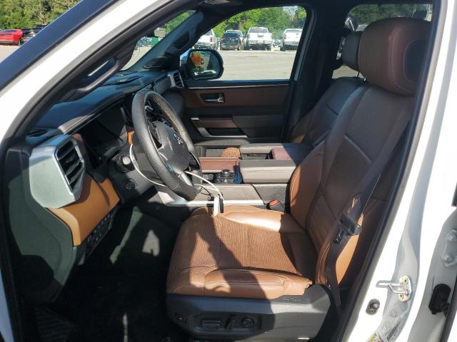 5TFMA5DB7PX088232 - 2023 TOYOTA TUNDRA CREWMAX PLATINUM WHITE photo 7