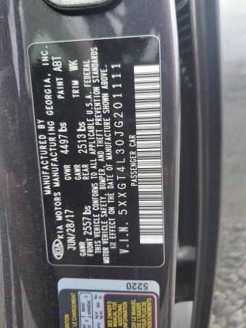 5XXGT4L30JG201111 - 2018 KIA OPTIMA LX 灰色 照片 12