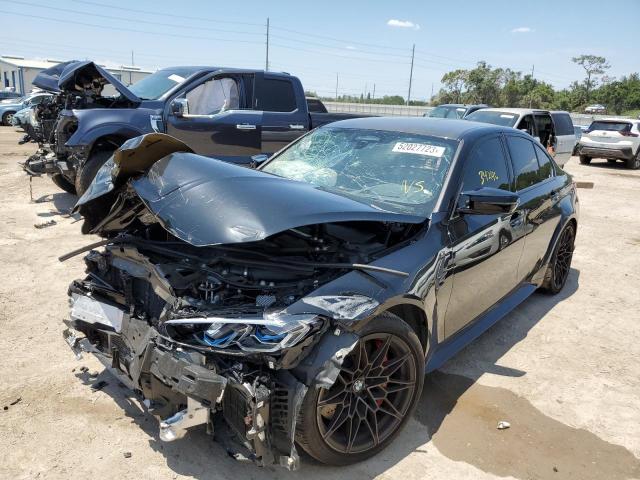 WBS33AY00MFL00180 - 2021 BMW M3 COMPETITION BLACK photo 1