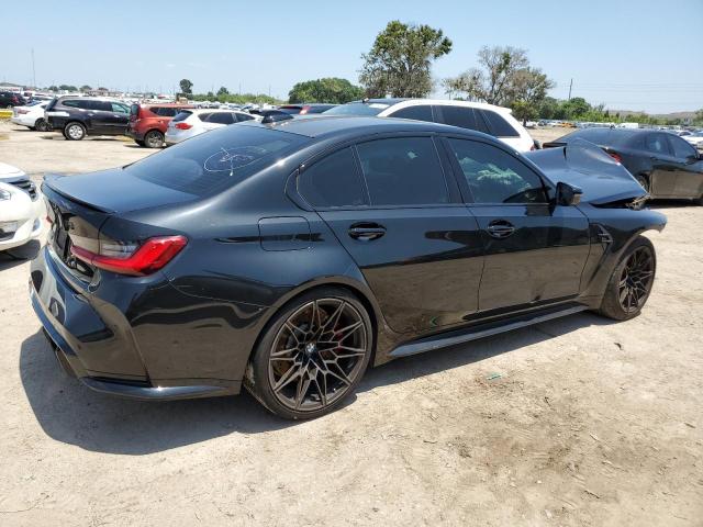 WBS33AY00MFL00180 - 2021 BMW M3 COMPETITION BLACK photo 3