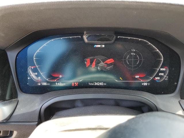 WBS33AY00MFL00180 - 2021 BMW M3 COMPETITION BLACK photo 9