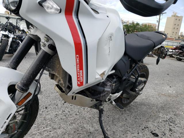 ZDMXANDT8PB003275 - 2023 DUCATI DESERT X WHITE photo 9