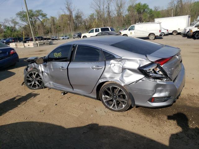 2HGFC2F88KH529884 - 2019 HONDA CIVIC SPORT 银色 照片 2