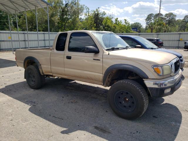 5TESN92N34Z430036 - 2004 TOYOTA TACOMA XTRACAB PRERUNNER GOLD photo 4