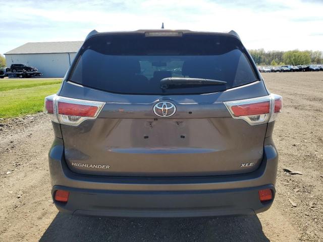 5TDKKRFH9ES010986 - 2014 TOYOTA HIGHLANDER XLE Boz foto 6