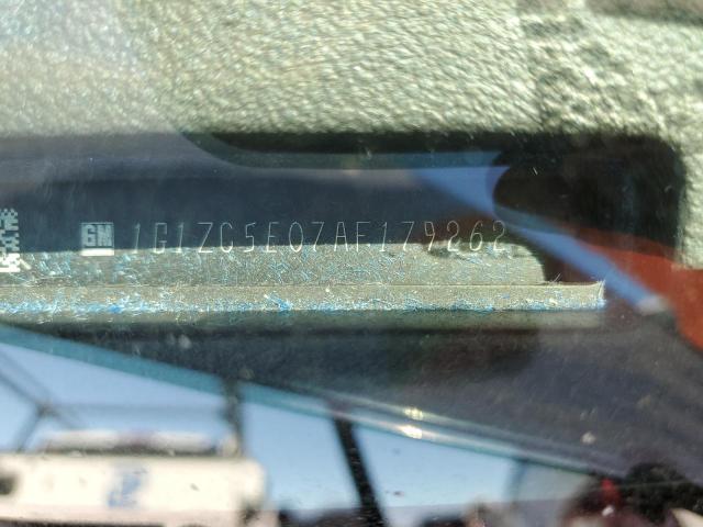 1G1ZC5E07AF179262 - 2010 CHEVROLET MALIBU 1LT BLUE photo 12