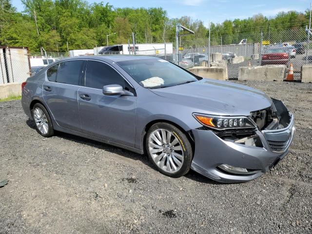 JH4KC1F93EC006892 - 2014 ACURA RLX ADVANCE SILVER photo 4
