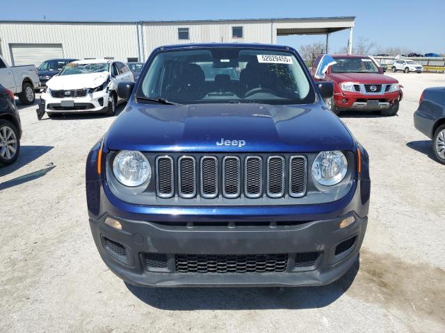 ZACCJAAH3HPE97796 - 2017 JEEP RENEGADE SPORT ლურჯი ფოტო 5