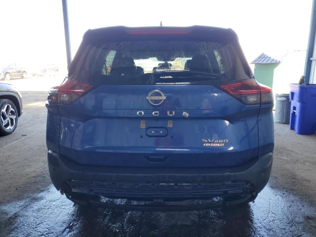 5N1BT3BB3NC694183 - 2022 NISSAN ROGUE SV BLUE photo 6