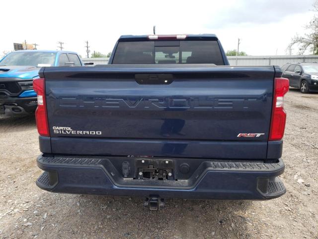 1GCPWDED4MZ310945 - 2021 CHEVROLET SILVERADO C1500 RST BLUE photo 6