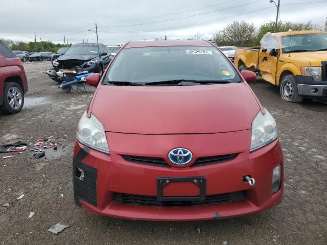 JTDKN3DU4A0002862 - 2010 TOYOTA PRIUS RED photo 5