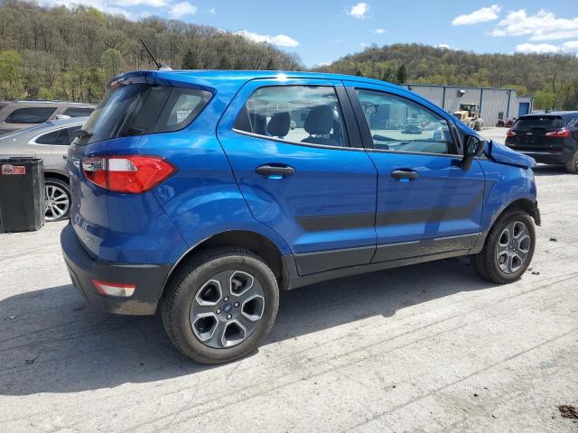 MAJ6S3FL9NC458171 - 2022 FORD ECOSPORT S BLUE photo 3