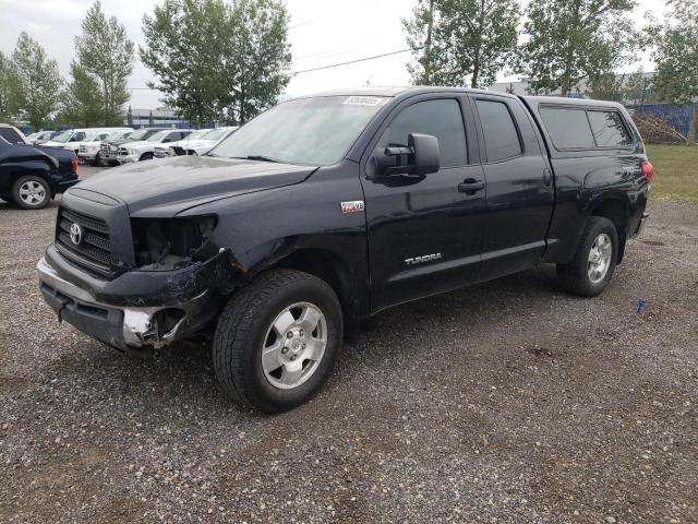 5TFBV54148X082988 - 2008 TOYOTA TUNDRA DOUBLE CAB BLACK photo 1