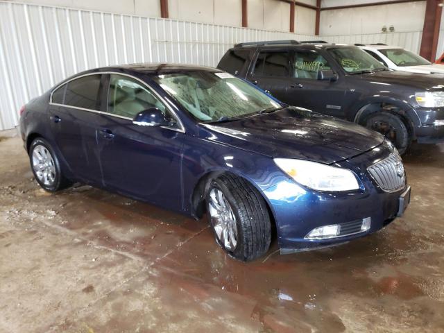 2G4GR5EK7C9139396 - 2012 BUICK REGAL BLUE photo 4