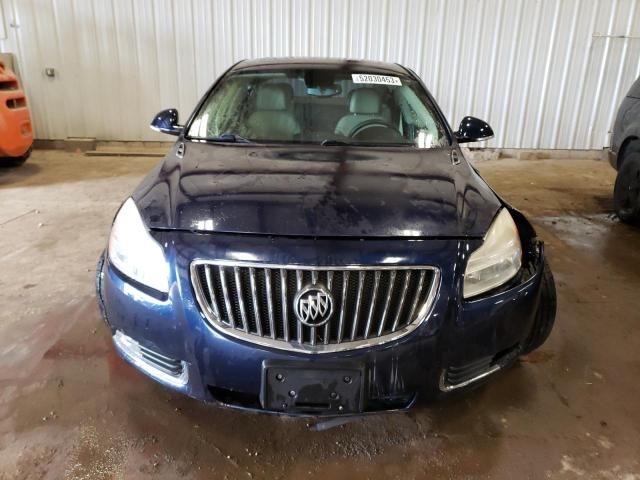 2G4GR5EK7C9139396 - 2012 BUICK REGAL BLUE photo 5