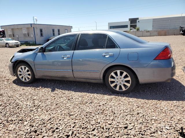 1HGCM66497A066440 - 2007 HONDA ACCORD SE BLUE photo 2