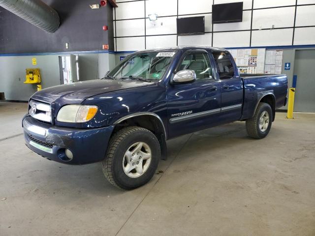 5TBBT44104S440628 - 2004 TOYOTA TUNDRA ACCESS CAB SR5 BLUE photo 1