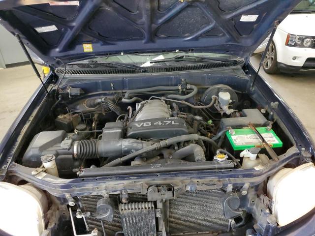 5TBBT44104S440628 - 2004 TOYOTA TUNDRA ACCESS CAB SR5 BLUE photo 11