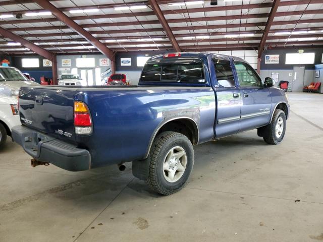 5TBBT44104S440628 - 2004 TOYOTA TUNDRA ACCESS CAB SR5 BLUE photo 3