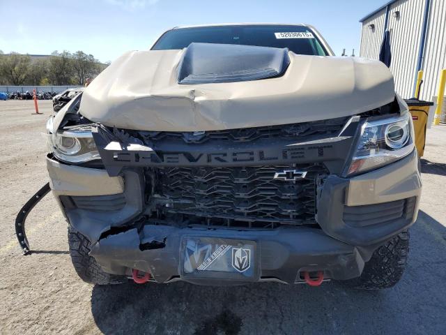 1GCRTEEN8M1172812 - 2021 CHEVROLET COLORADO ZR2 TAN photo 5