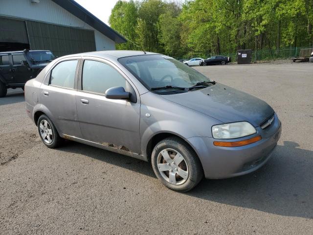 KL1TD56616B551911 - 2006 CHEVROLET AVEO BASE GRAY photo 4