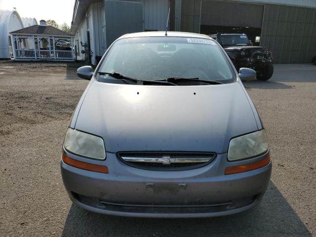 KL1TD56616B551911 - 2006 CHEVROLET AVEO BASE GRAY photo 5