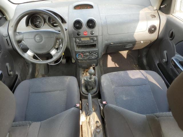 KL1TD56616B551911 - 2006 CHEVROLET AVEO BASE GRAY photo 8