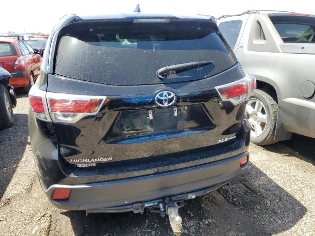 5TDJKRFH6GS267361 - 2016 TOYOTA HIGHLANDER XLE BLACK photo 6