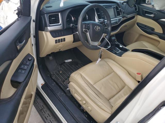 5TDKKRFHXFS059342 - 2015 TOYOTA HIGHLANDER XLE WHITE photo 8
