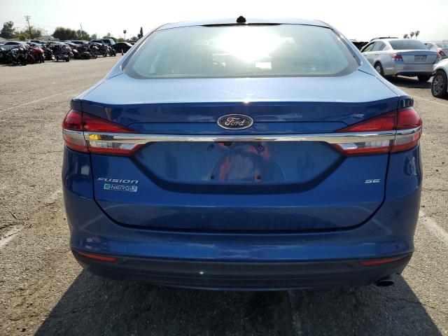 3FA6P0PU1JR246402 - 2018 FORD FUSION SE PHEV BLUE photo 6