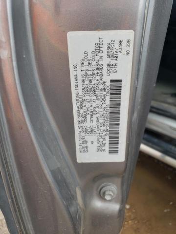 5TBRT34194S439793 - 2004 TOYOTA TUNDRA ACCESS CAB SR5 GRAY photo 12