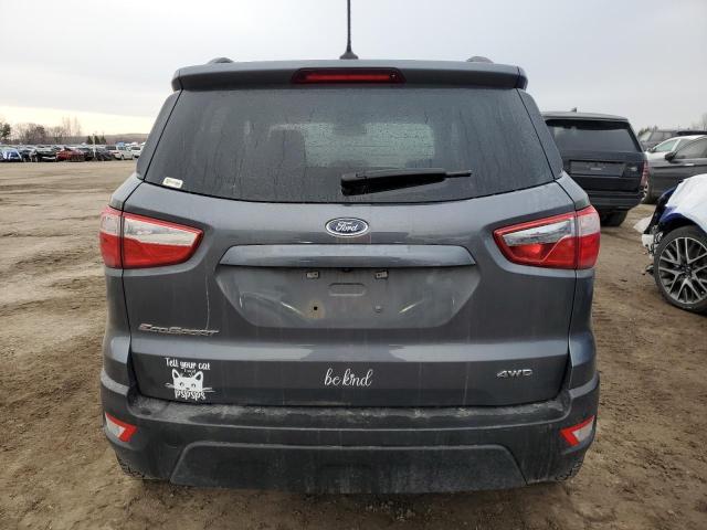 MAJ6S3GL0LC314584 - 2020 FORD ECOSPORT SE ნაცრისფერი ფოტო 6