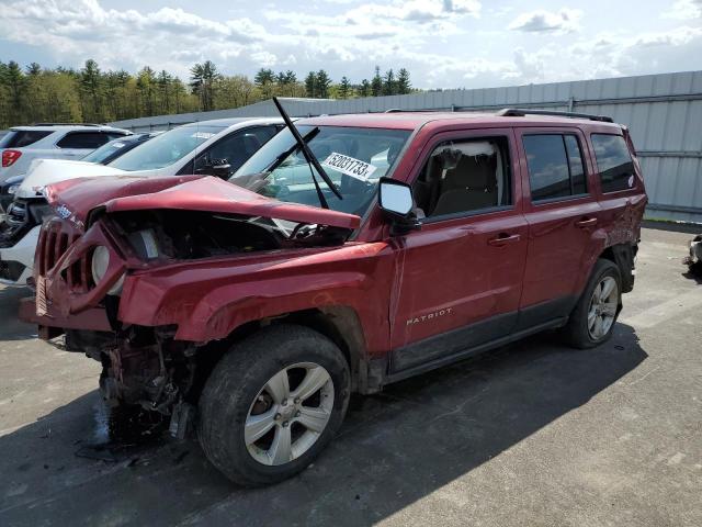 1C4NJRFB9CD556515 - 2012 JEEP PATRIOT LATITUDE RED photo 1