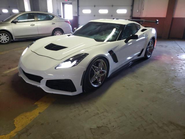 1G1YR2D69H5604351 - 2017 CHEVROLET CORVETTE Z06 2LZ WHITE photo 1