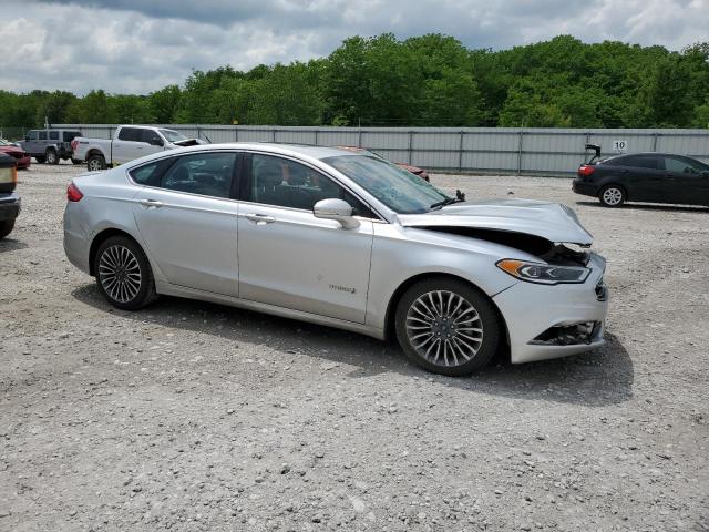 3FA6P0RU4JR269444 - 2018 FORD FUSION TITANIUM/PLATINUM HEV SILVER photo 4