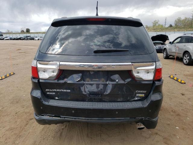 1C4RDJDG4DC700794 - 2013 DODGE DURANGO CREW BLACK photo 6