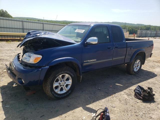 5TBBT44165S467155 - 2005 TOYOTA TUNDRA ACCESS CAB SR5 BLUE photo 1