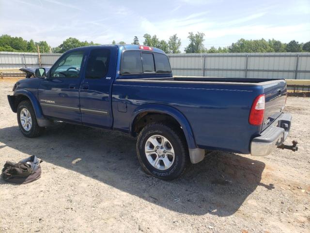 5TBBT44165S467155 - 2005 TOYOTA TUNDRA ACCESS CAB SR5 BLUE photo 2