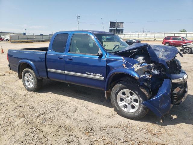 5TBBT44165S467155 - 2005 TOYOTA TUNDRA ACCESS CAB SR5 BLUE photo 4