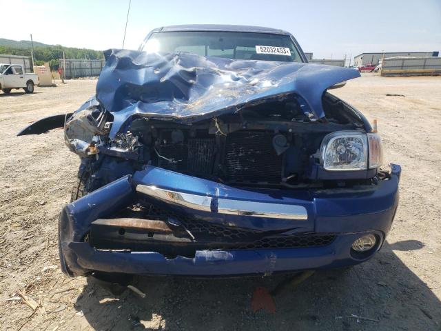 5TBBT44165S467155 - 2005 TOYOTA TUNDRA ACCESS CAB SR5 BLUE photo 5