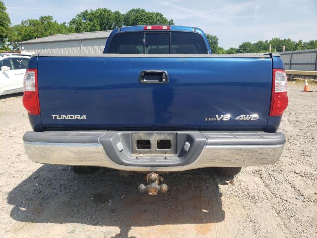 5TBBT44165S467155 - 2005 TOYOTA TUNDRA ACCESS CAB SR5 BLUE photo 6