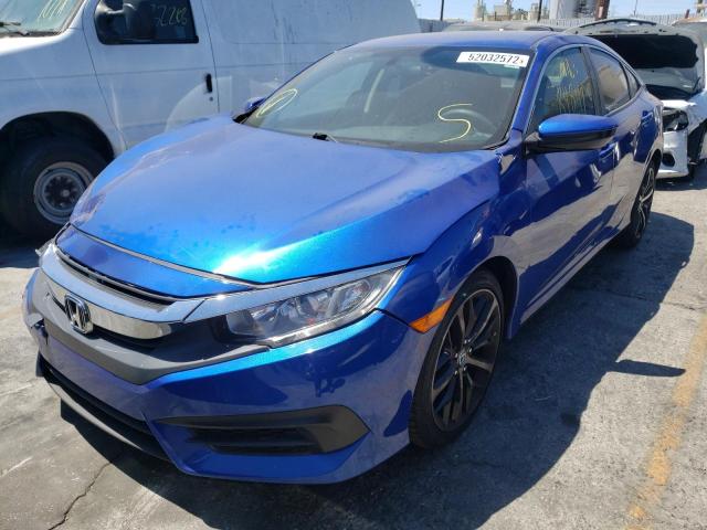 2HGFC2F54HH570947 - 2017 HONDA CIVIC LX BLUE photo 2