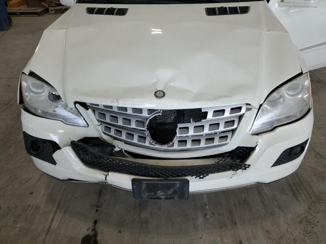 4JGBB8GB2BA739291 - 2011 MERCEDES-BENZ ML 350 4MATIC WHITE photo 12