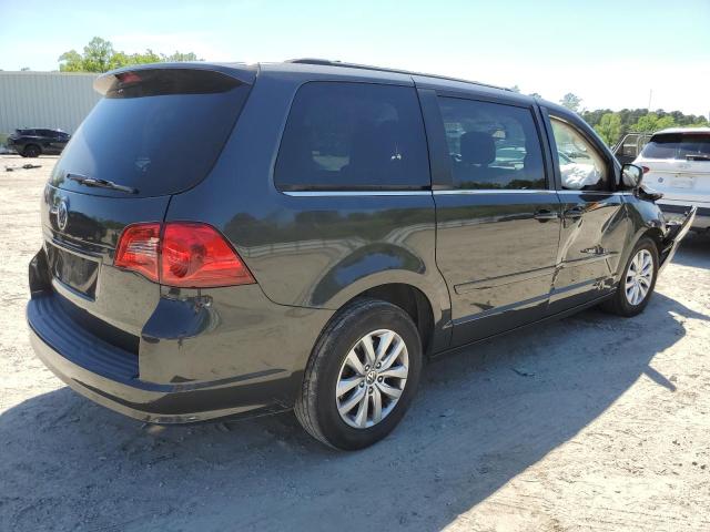 2C4RVABG1CR276660 - 2012 VOLKSWAGEN ROUTAN SE GRAY photo 3