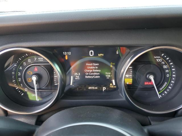 1C4JJXP69MW800920 - 2021 JEEP WRANGLER U SAHARA 4XE BLACK photo 9