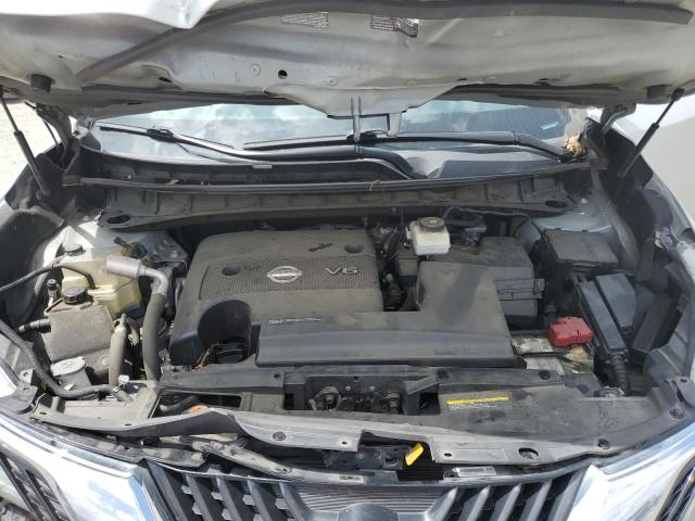 5N1AZ2MG1JN118054 - 2018 NISSAN MURANO S SILVER photo 12