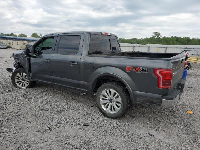 1FTEW1EF7GFB65249 - 2016 FORD F150 SUPERCREW GRAY photo 2
