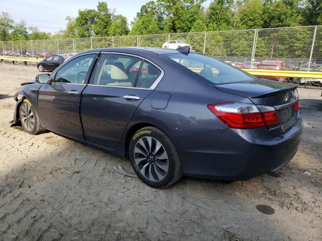 1HGCR6F59FA014704 - 2015 HONDA ACCORD HYBRID EXL GRAY photo 2