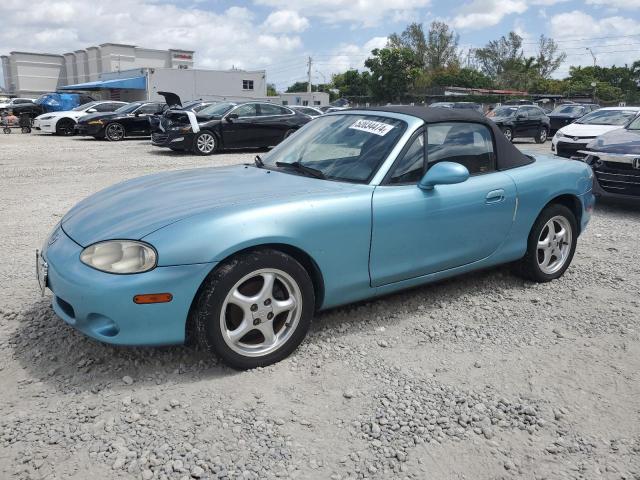 JM1NB353510214049 - 2001 MAZDA MX-5 MIATA BASE TEAL photo 1