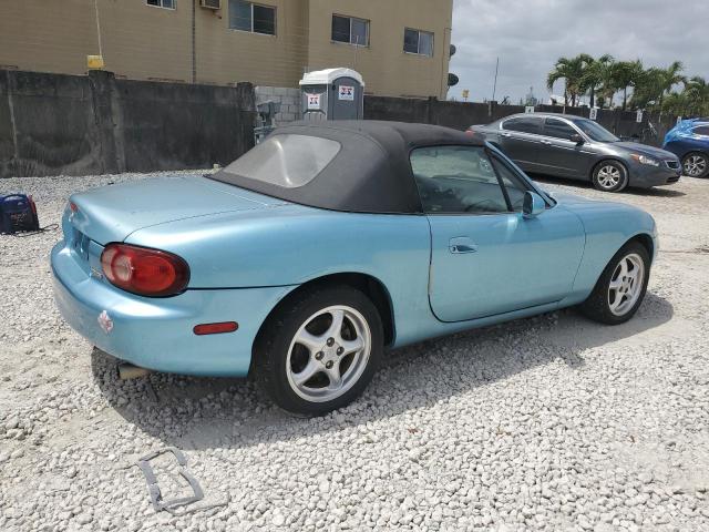 JM1NB353510214049 - 2001 MAZDA MX-5 MIATA BASE TEAL photo 3